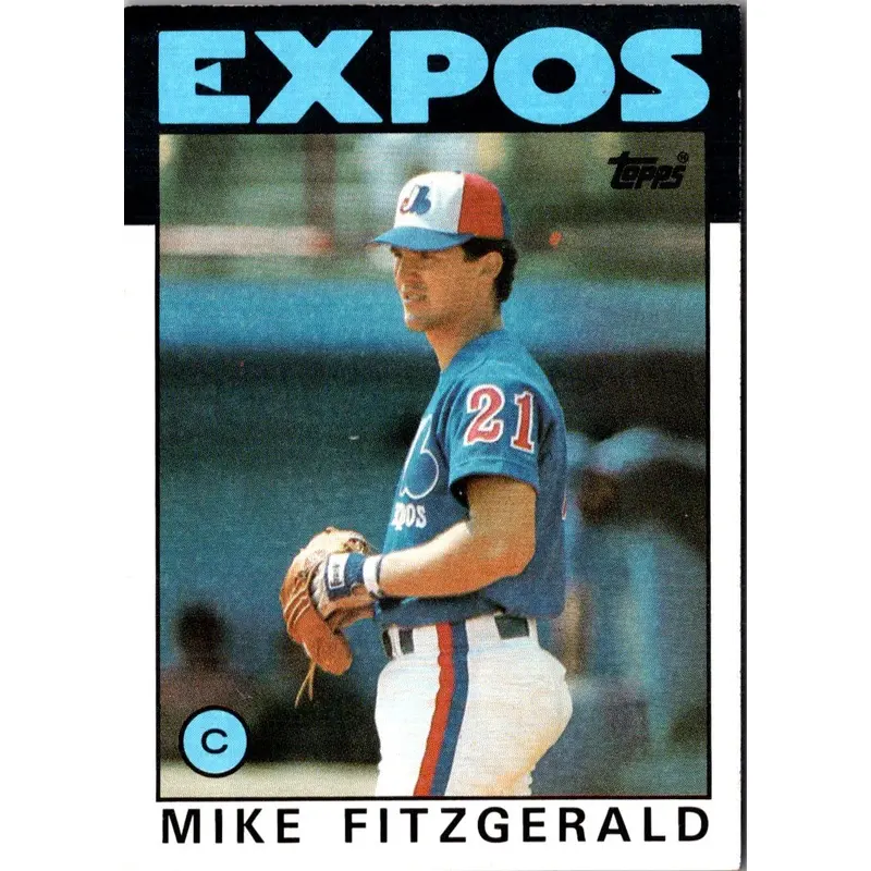 1986 Topps Mike Fitzgerald #503
