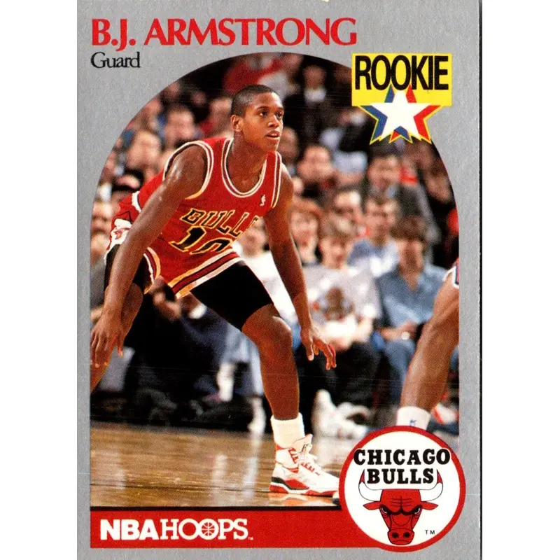 1990 Hoops B.J. Armstrong #60 Rookie