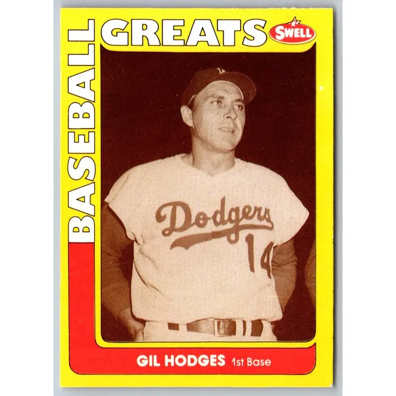 1991 Swell Baseball Greats Gil Hodges #131