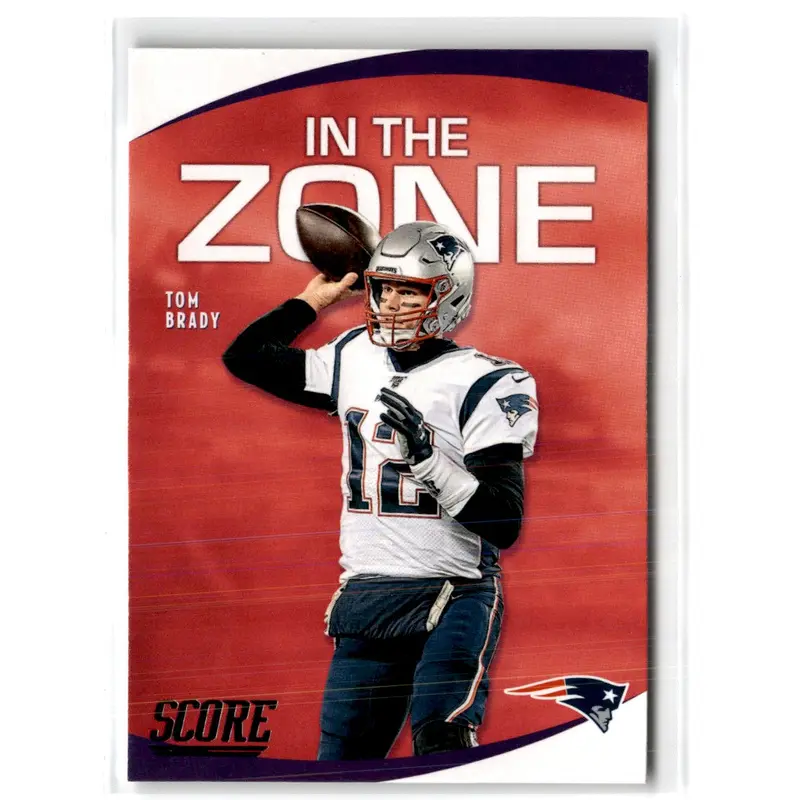 2020 Score In the Zone Red Tom Brady #IZ-TB