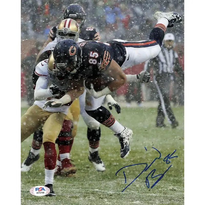 DANIEL BROWN Signed 8x10 photo PSA/DNA Chicago Bears Autographed