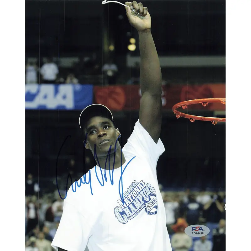 Emeka Okafor signed 8X10 photo PSA/DNA UConn Huskies Autographed