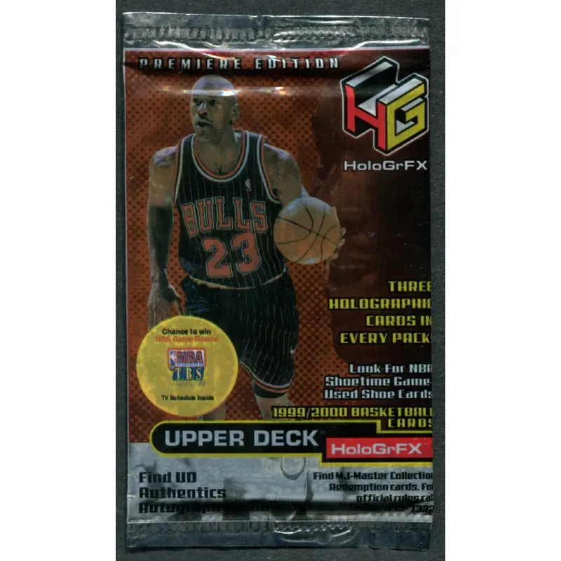 1999/00 Upper Deck HG HoloGrFX Basketball Unopened Pack (Hobby)