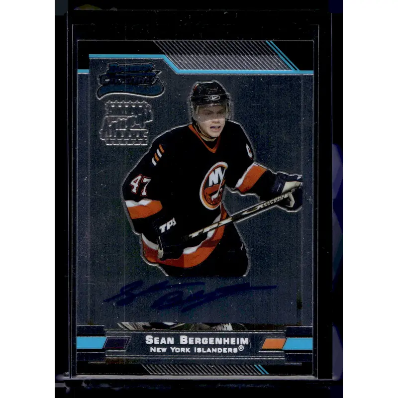 2003-04 Bowman Chrome Draft Picks & Prospects - Sean Bergenheim #149 /250 RC