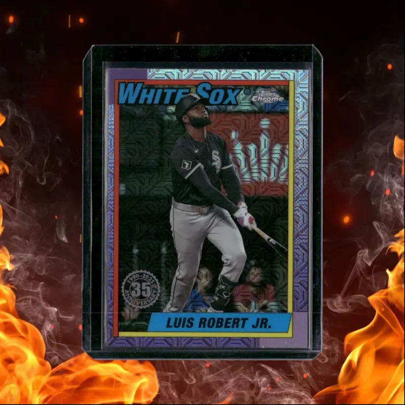 2025 Topps Luis Robert Jr. Retro 1990 Anniversary Mojo Chrome #T90C-78