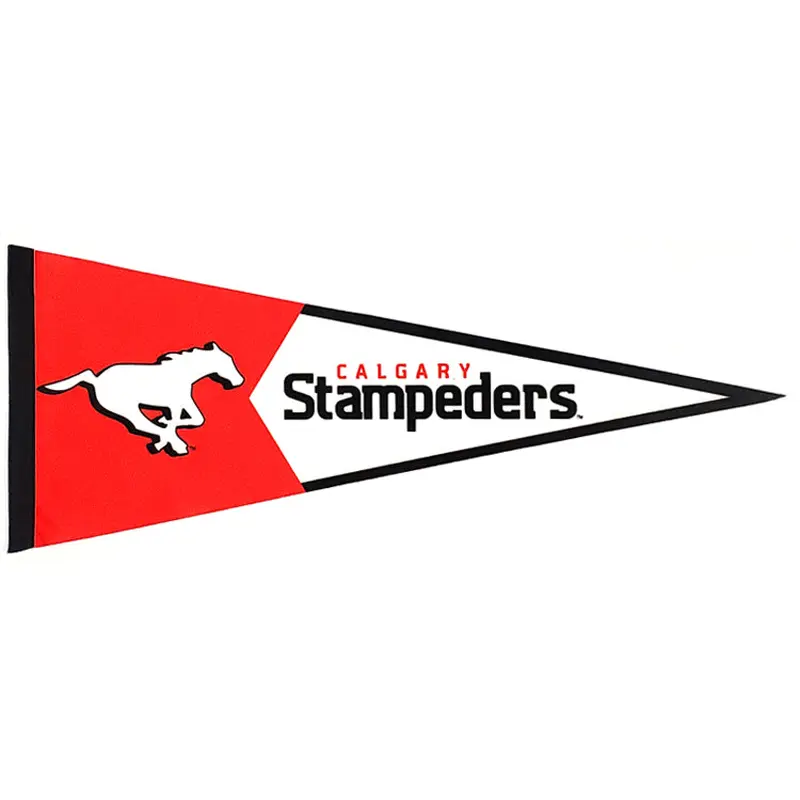 Calgary Stampeders CFL Football Team Premium Felt Pennant - The Sports Vault Canada