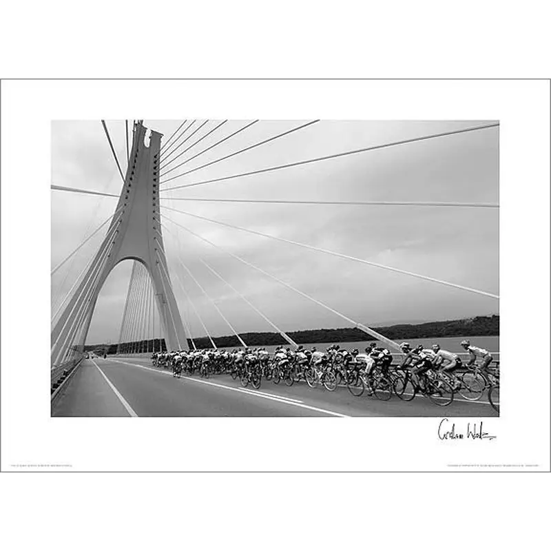 Tour of the Algarve "Bridge to the Finish" Cycling Premium Poster Print - Graham Watson