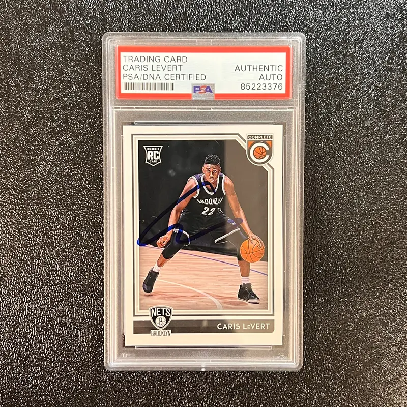 2016 Panini Complete #214 Caris Levert Signed Card AUTO PSA Slabbed Nets RC
