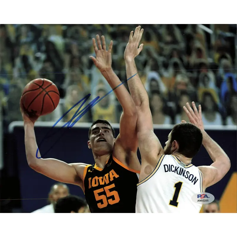 LUKA GARZA signed 8x10 photo PSA/DNA Autographed Iowa Hawkeyes