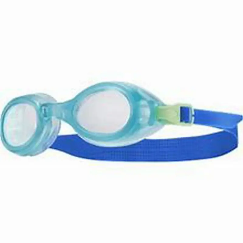New TYR Aqua Blaze Youth Swim Goggles - Blue/Green