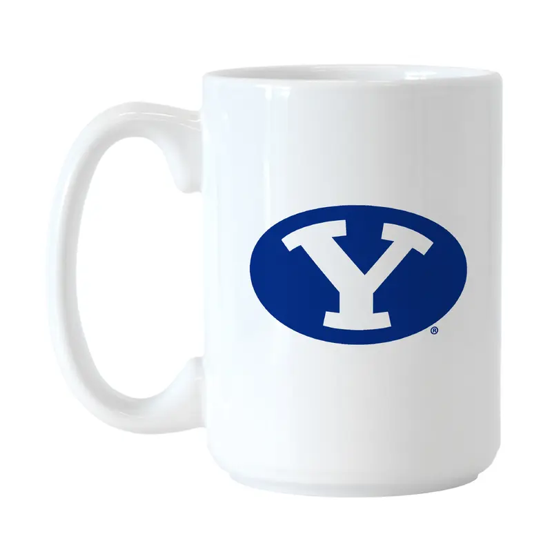 BYU Letterman 15oz Sublimated Mug