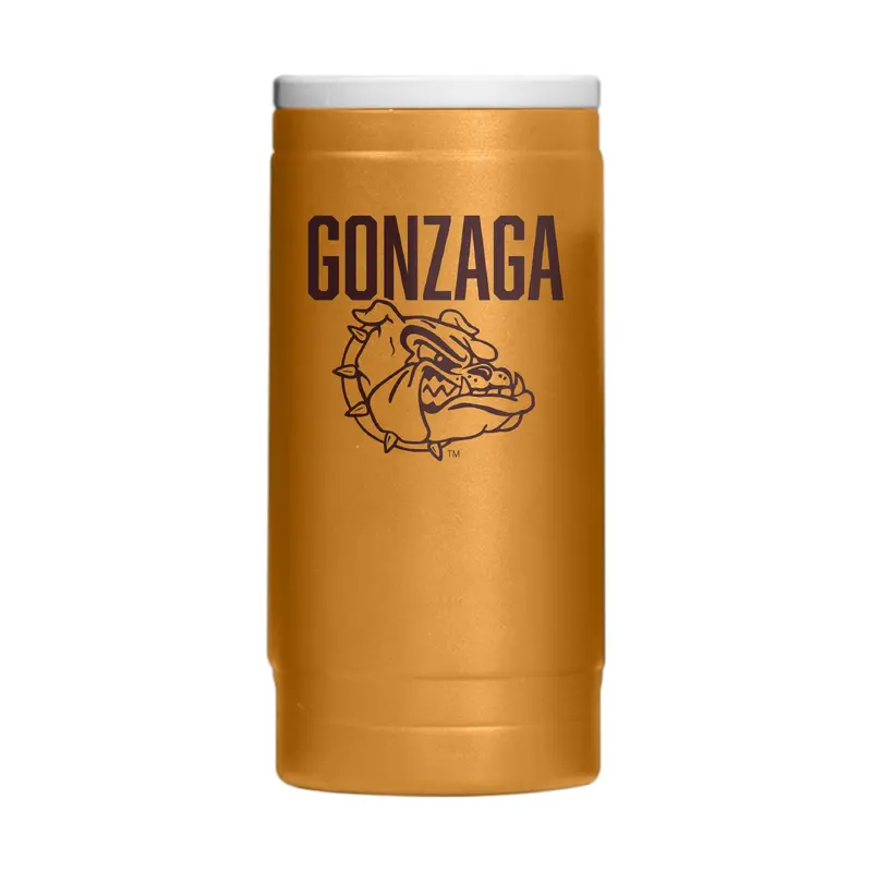 Gonzaga 12oz Oak Huddle Powdercoat SlimCan Coolie