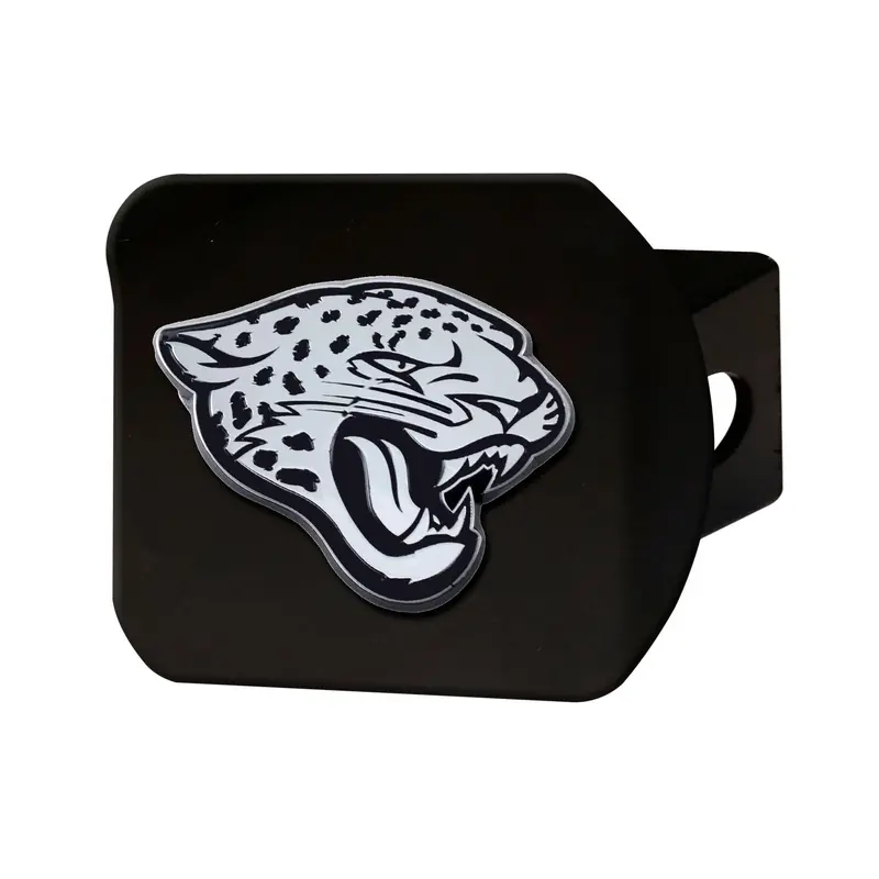 NFL - Jacksonville Jaguars Chrome on Black Hitch Cover