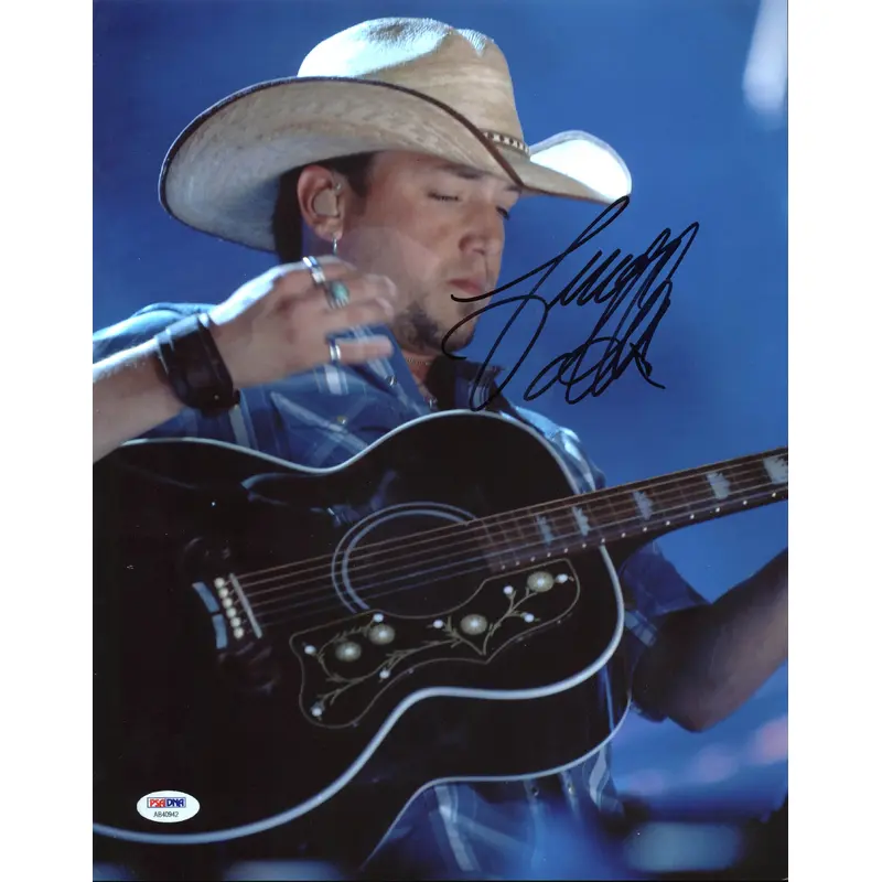 Jason Aldean Country Musician Authentic Signed 11X14 Photo PSA/DNA #AB40942