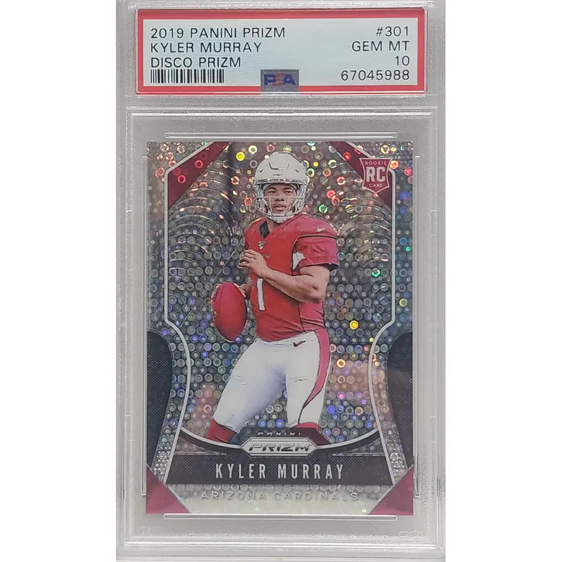 Kyler Murray 2019 Panini Prizm RC #301 Disco Prizm PSA 10 Gem Mint