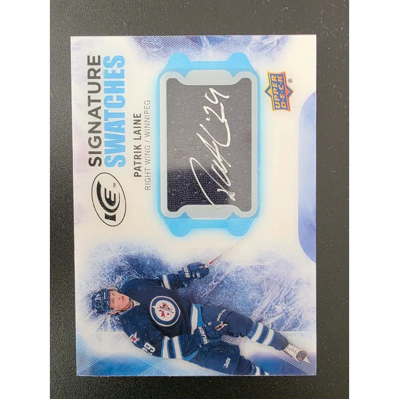 2016-17 Upper Deck Ice - Signature Swatches -  Patrik Laine #SS-PL RY