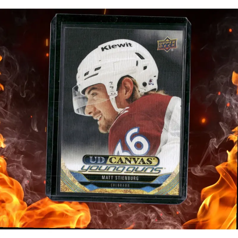 2024-25 Upper Deck Matt Stienburg Canvas Young Guns (B) Rookie #C237