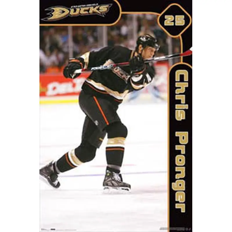 Chris Pronger "Superstar" Anaheim Ducks NHL Action Poster - Costacos 2007