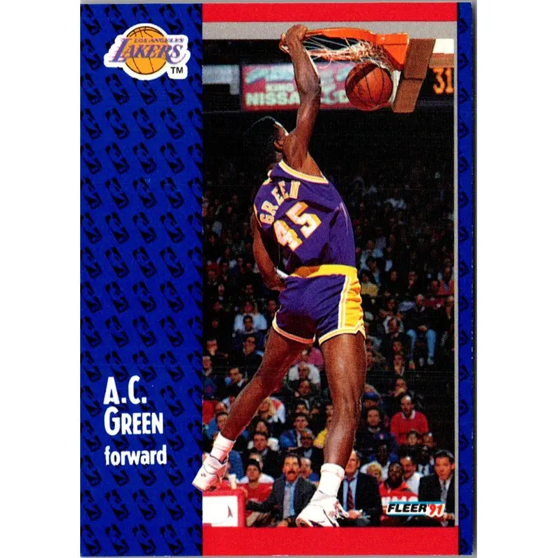 1991 Fleer A.C. Green #99