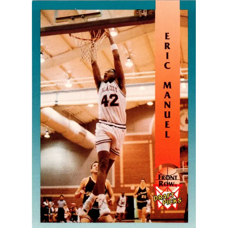 1992 Front Row Draft Picks Eric Manuel #41