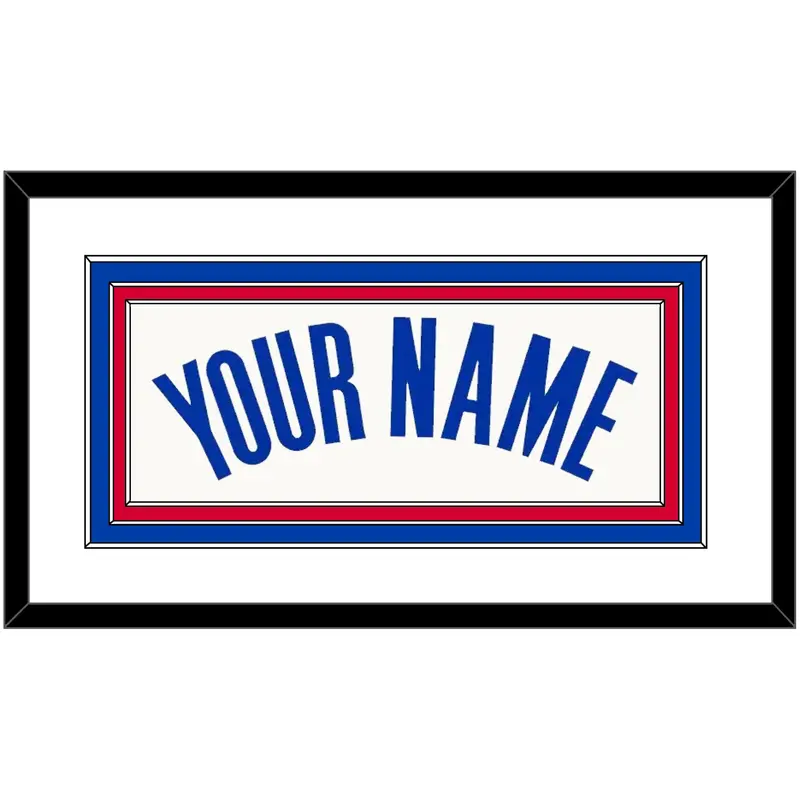Los Angeles Name - Home White (2013-2015) - Triple Mat 1