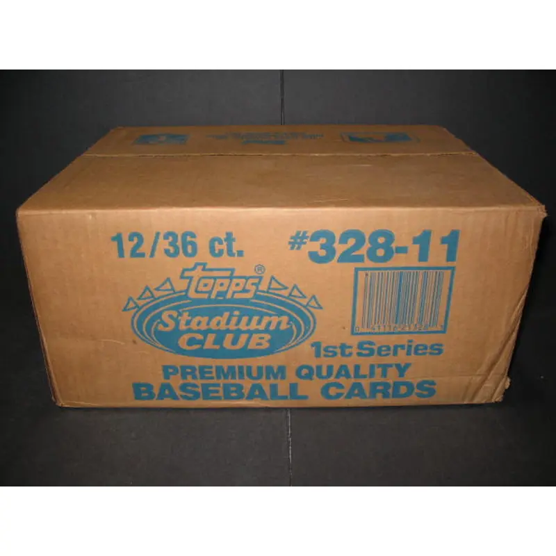 1991 Topps Stadium Club Baseball Series 1 Case (12 Box)