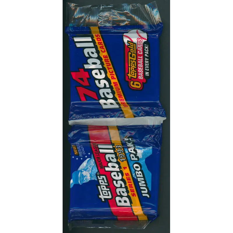 1993 Topps Baseball Series 1 Unopened Super Jumbo Pack (74)