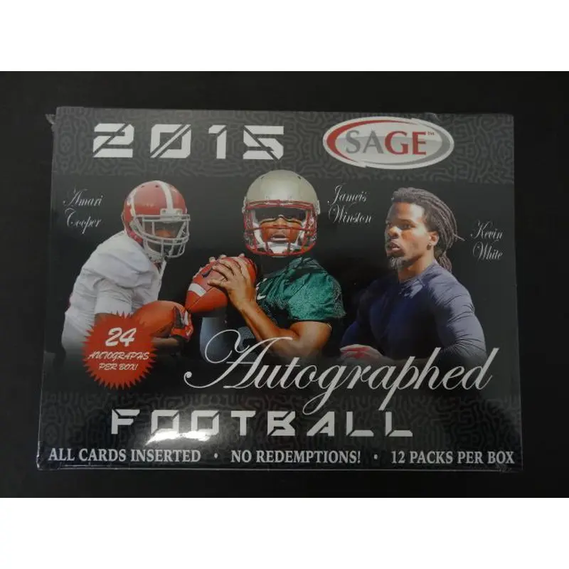 2015 Sage Autographed Football Box (Hobby)