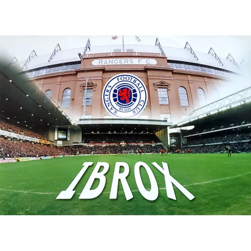 Glasgow Rangers Ibrox Stadium Gameday Poster - UK Posters Inc.