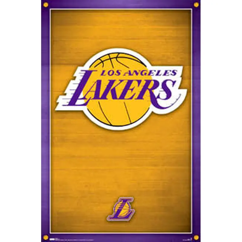 Los Angeles Lakers Official NBA Basketball Team Logo Poster - Costacos Sports