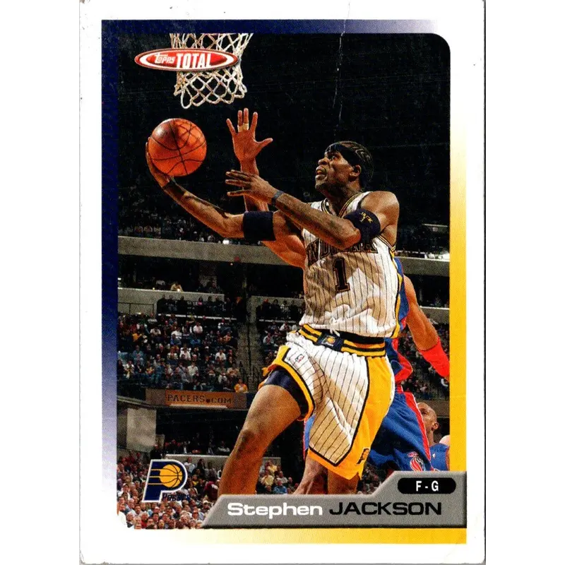 2005 Topps Total Silver Stephen Jackson #73