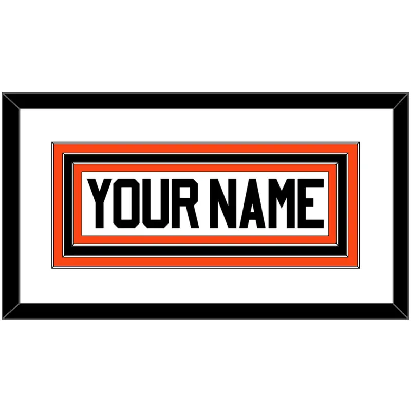 Philadelphia Nameplate - Home White (1983-2007) - Triple Mat 1