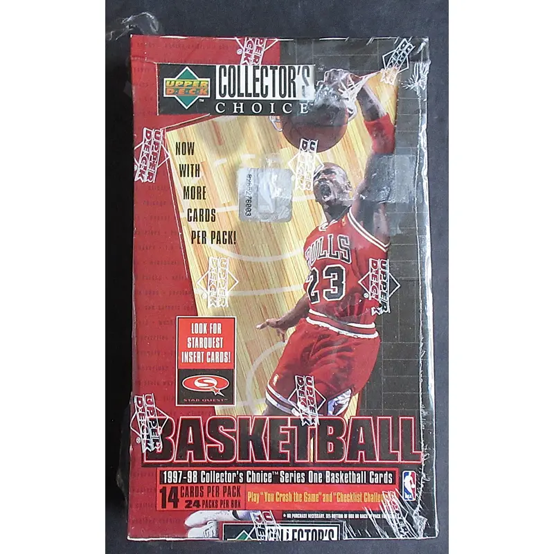 1997/98 Upper Deck Collector's Choice Basketball Series 1 Box (24/14)
