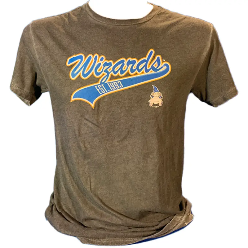 Fort Wayne Wizards Oil Wash Dark Gray Tee