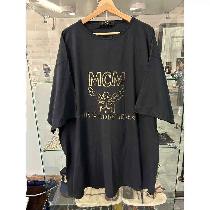 Vintage MCM The Golden Jeans Made in Italy Foil Tee 3XL