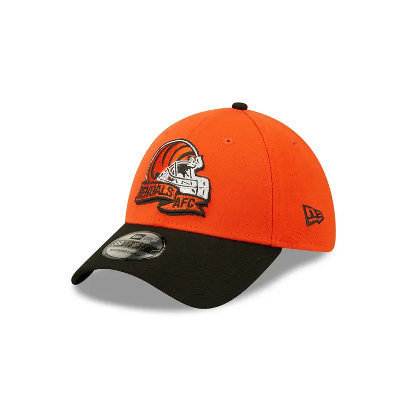 Cincinnati Bengals NFL Sideline 2022 39THIRTY Stretch Fit Cap - Orange/Black