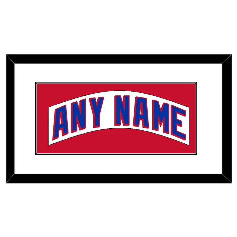 New York Nameplate - Home White (1990-2004) - Single Mat 1