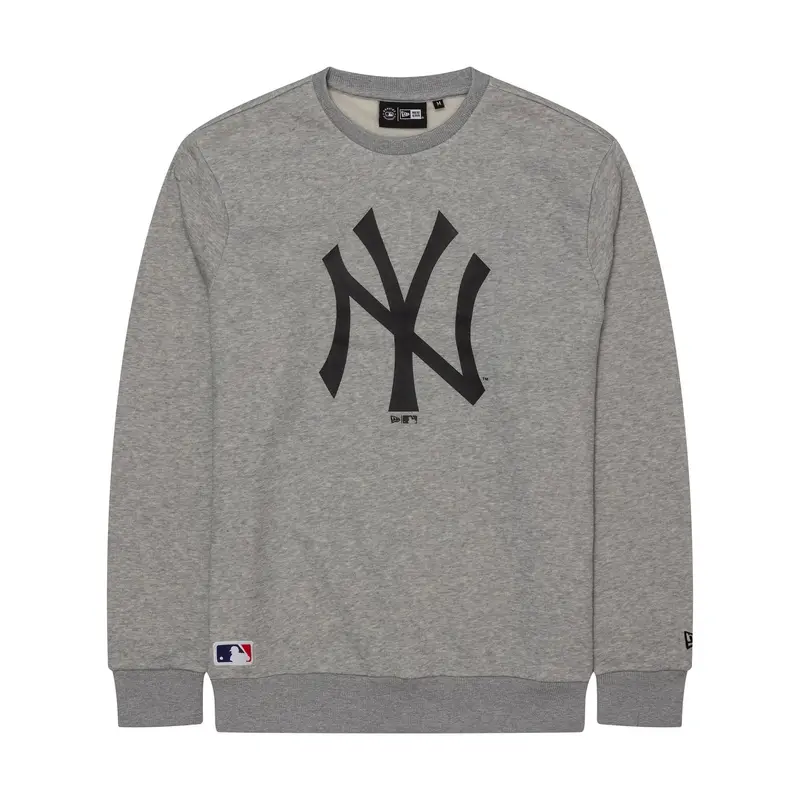 New York Yankees MLB Regular Grey Crew Neck Sweater