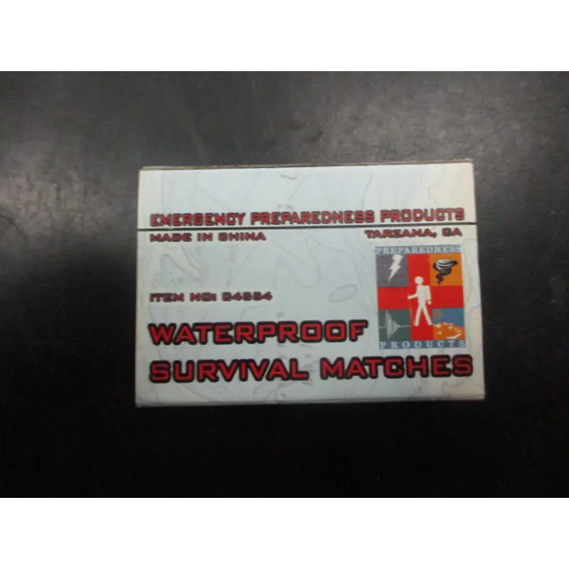 Emergency Preparedness Products Emergncy Survival Matches