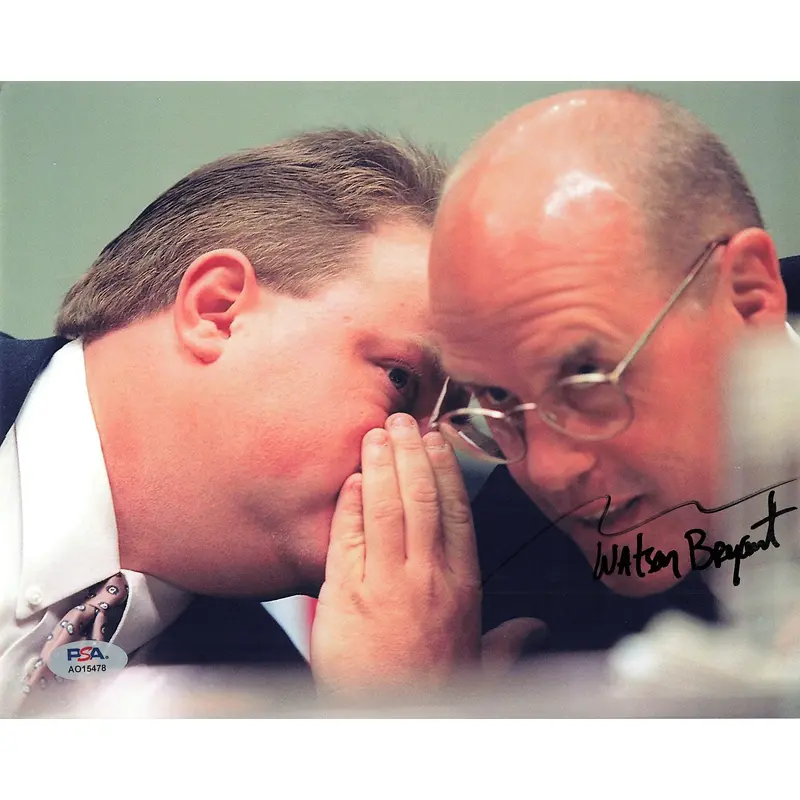 Watson Bryant signed 8x10 photo PSA/DNA Autographed Lawyer