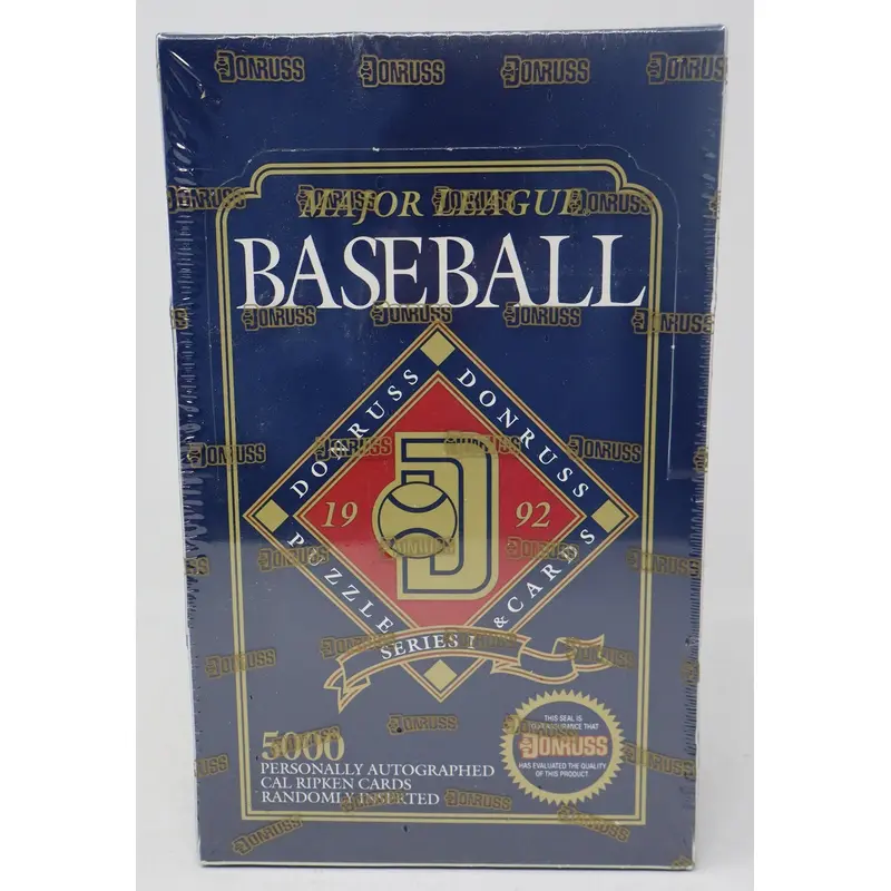 1992 Donruss Baseball Series 1 Box