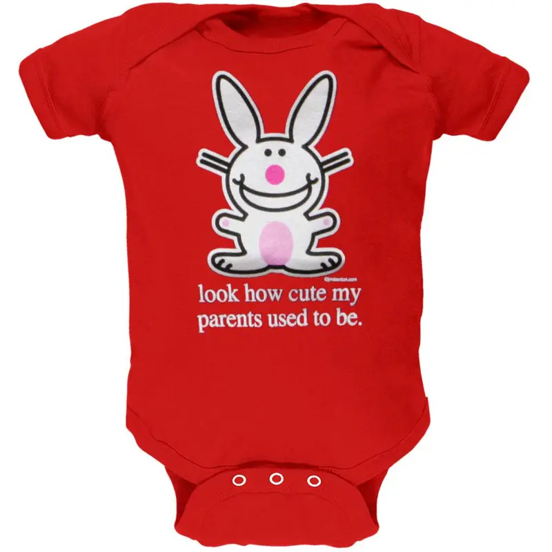 Happy Bunny - Look How Cute Baby One Piece