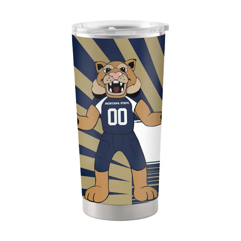 Montana State 20oz Mascot Stainless Tumbler