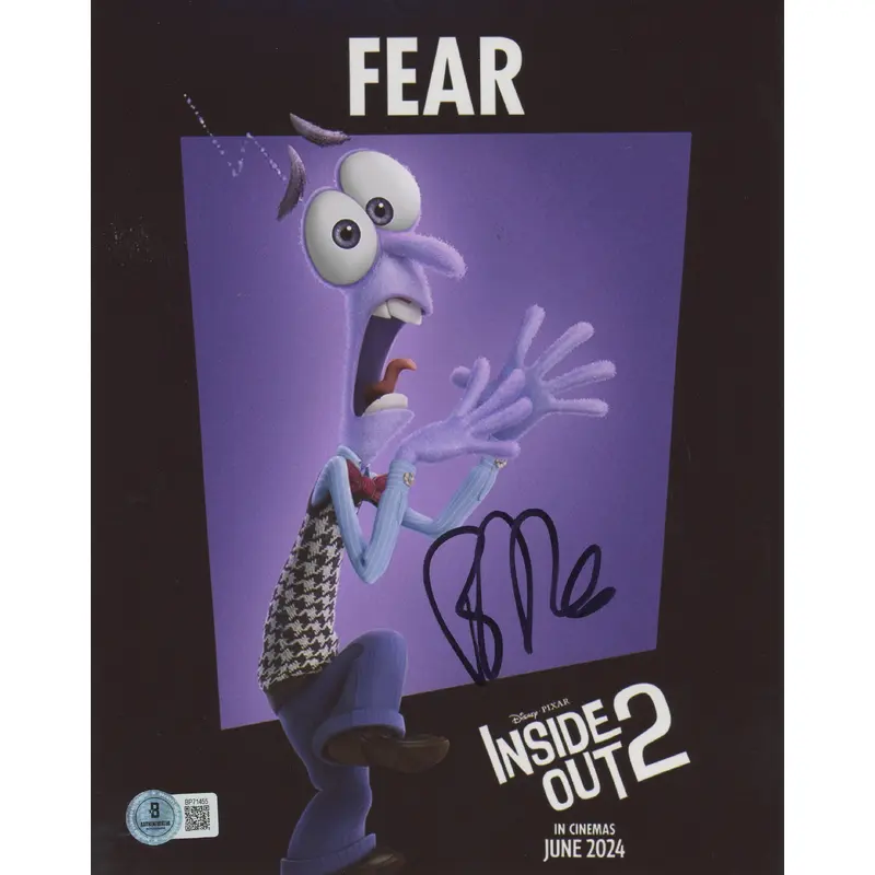 Bill Hader Inside Out 2 Authentic Signed 8x10 Photo Autographed BAS #BP71455