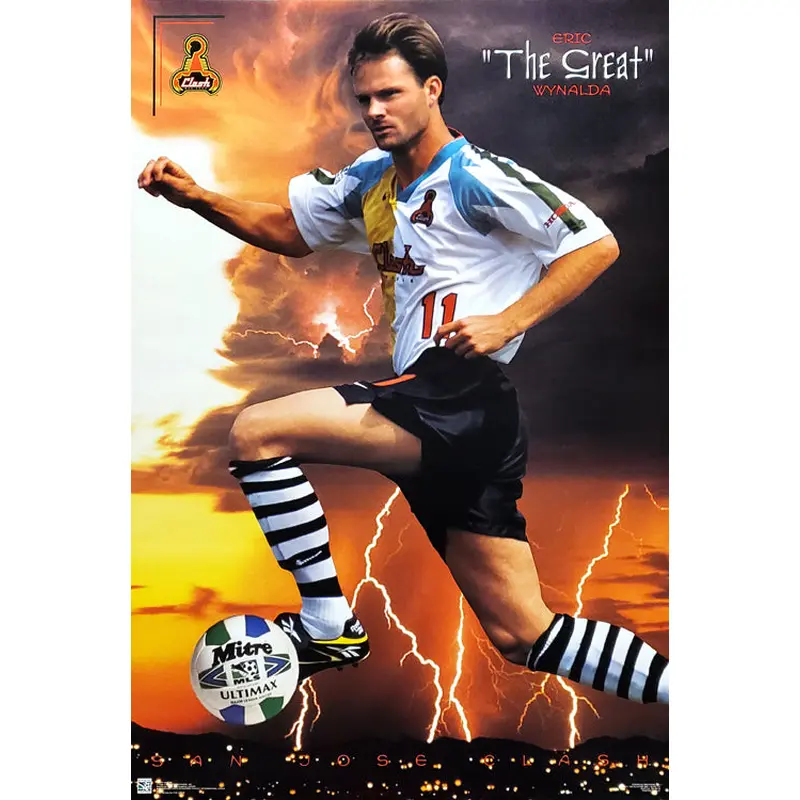 Eric Wynalda "The Great" MLS San Jose Clash Poster - Costacos 1996