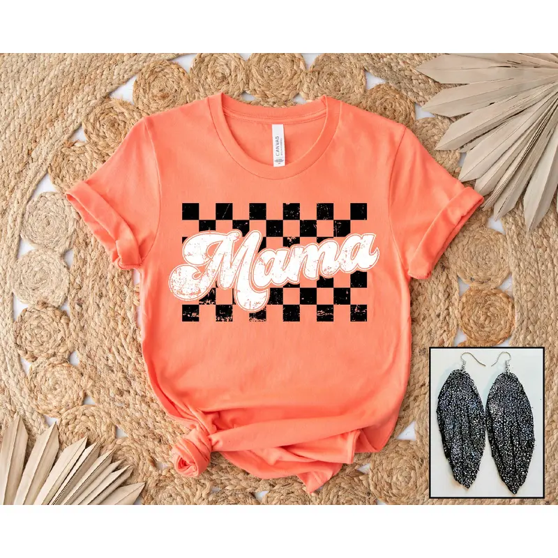 Retro Checkered Mama