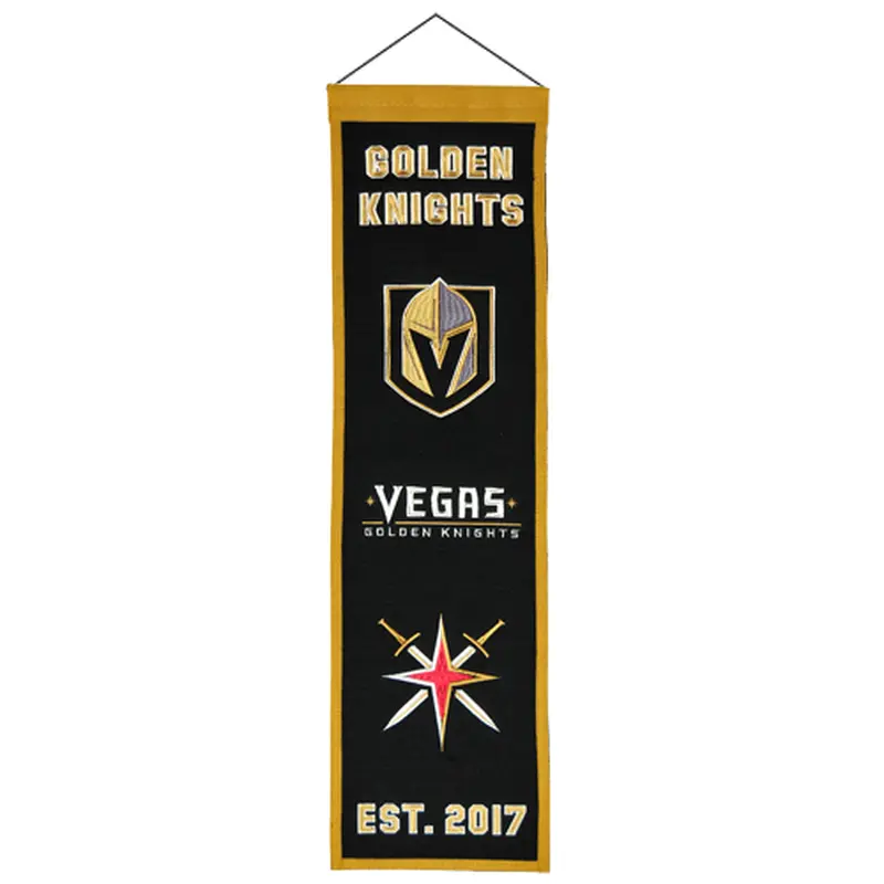 Vegas Golden Knights Logo Evolution Heritage Banner