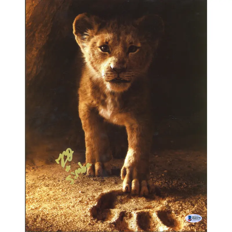 JD McCrary The Lion King "Simba "Authentic Signed 11x14 Photo BAS #H45279