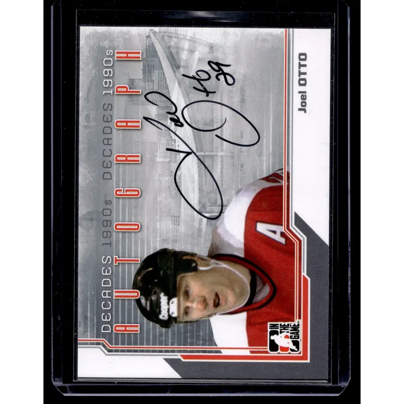 2013-14 In the Game Decades 1990s - Autograph Silver - Joel Otto #A-JOT