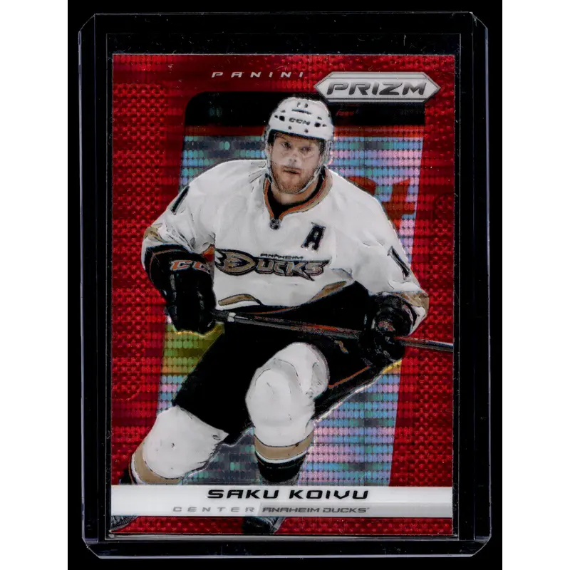 2013-14 Panini Prizm - Red Pulsar Prizm - Saku Koivu #114